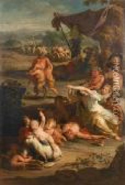 A Bacchanale Oil Painting - Jacob de Wit