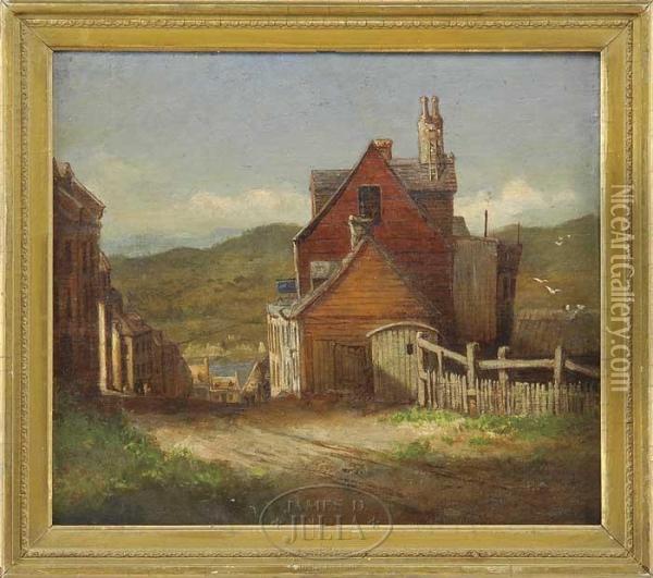Quebec Oil Painting - Gilbert Burling