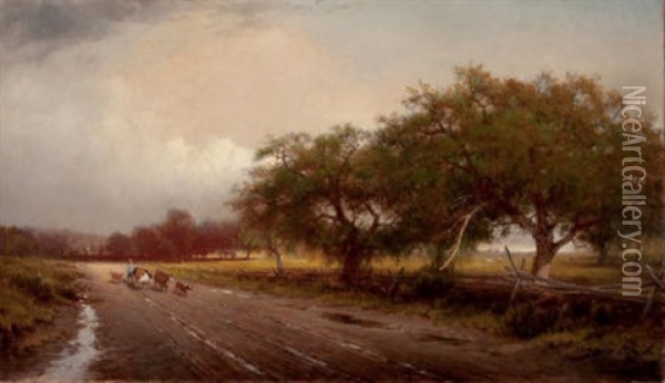 After The Rain Oil Painting - William Tyler