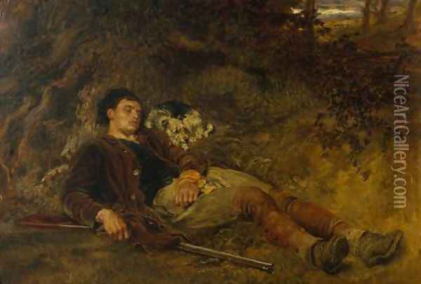 Companions in Misfortune Oil Painting - Briton Riviere