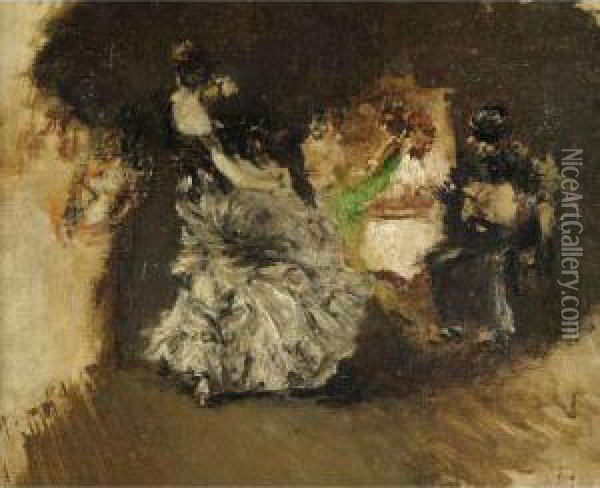 Spanish Dancer Oil Painting - Robert Frederick Blum