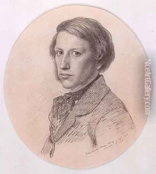 Self-portrait Oil Painting - Ford Madox Brown