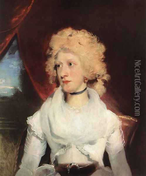 Miss Martha Carry c. 1789 Oil Painting - Sir Thomas Lawrence