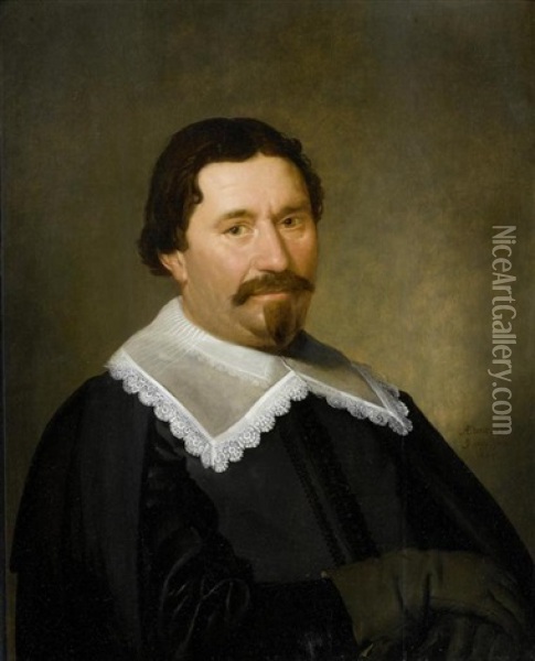 Portrait Eines Herren Oil Painting - Jacob Gerritsz Cuyp