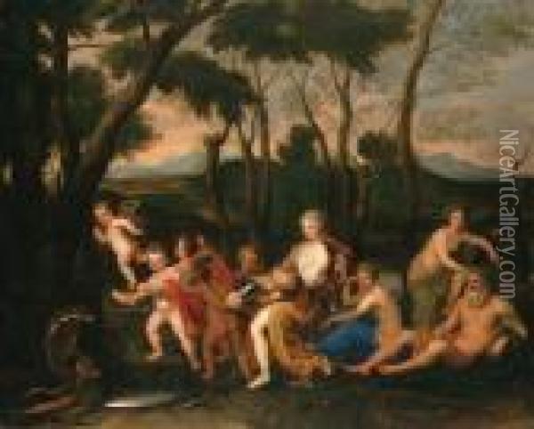 The Abduction Of Rinaldo Oil Painting - Nicolas Poussin