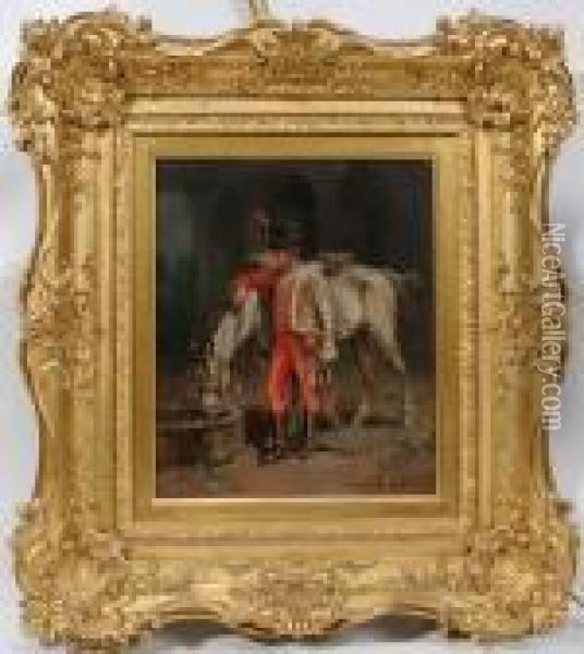 Grenadier Oil Painting - Edward Percy Moran