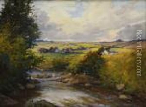 In The Glens Of Antrim Oil Painting - Hans, Jean Iten