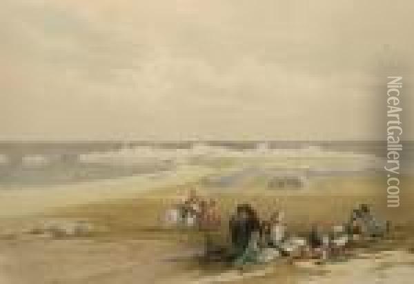 Le Jaen D'acre April 24th 1839 Oil Painting - David Roberts