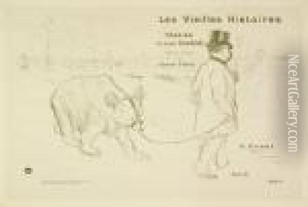 Les Vieilles Histoire Oil Painting - Henri De Toulouse-Lautrec