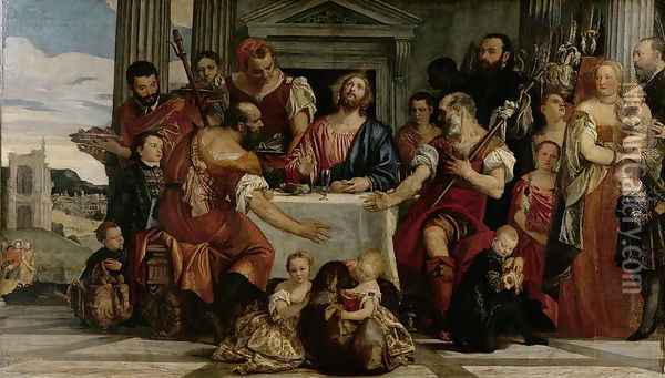 Supper at Emmaus 2 Oil Painting - Paolo Veronese (Caliari)