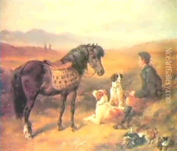 The Pony Boy Oil Painting - James Hardy Jr.