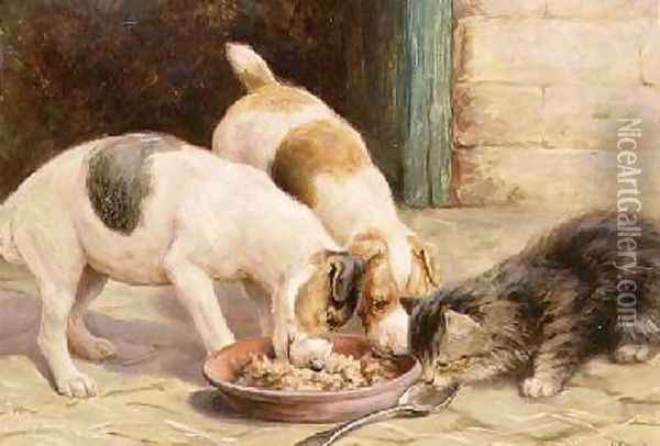 Supper Time Oil Painting - Fannie Moody