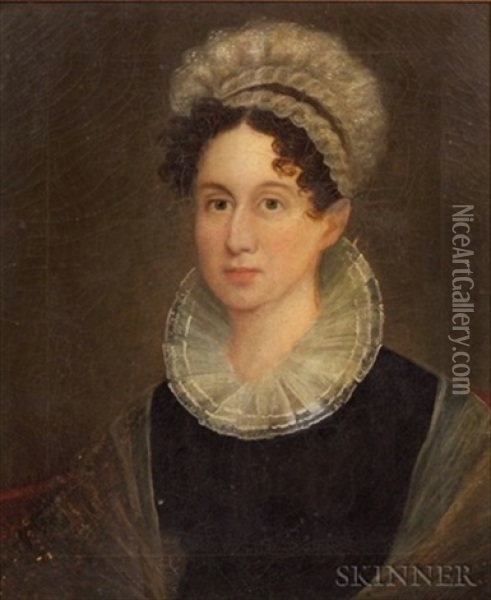 Portrait Of Fannie Paddock Oil Painting - Henry Sargent
