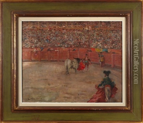 La Corrida Oil Painting - Gustave Henri Colin