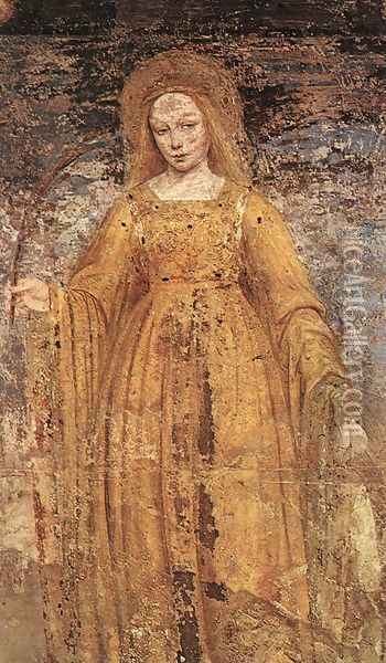 St Catherine of Alexandria Oil Painting - Bernadino Bergognone