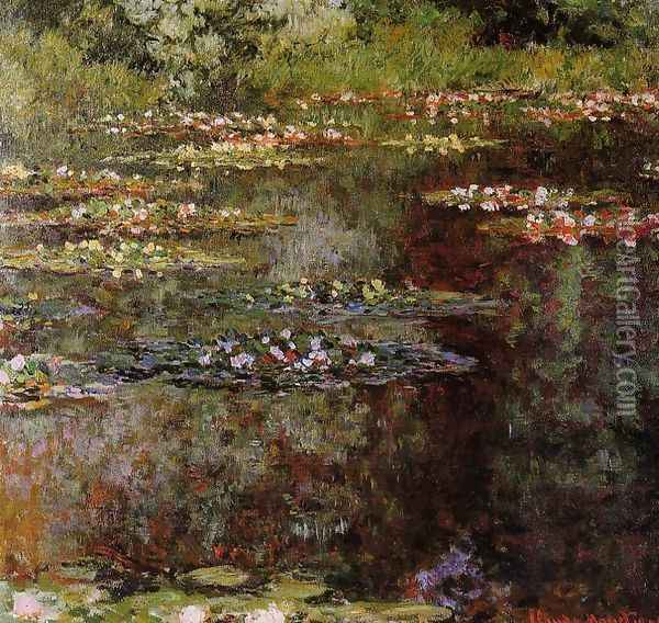 Water-Lilies VIII Oil Painting - Claude Oscar Monet