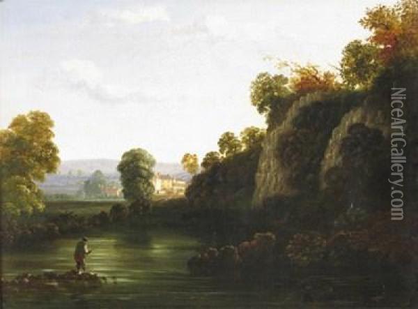 Nr. Matlock, Derbyshire Oil Painting - H. Smythe