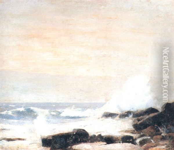 The Majestic Sea Oil Painting - Emil Carlsen