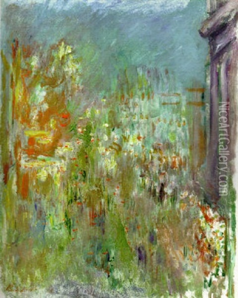 Leicester Square, La Nuit Oil Painting - Claude Monet