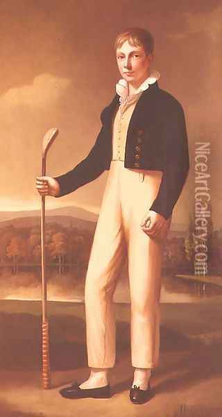 Douglas Robertson Esq of the Royal and Ancient Golf Club Oil Painting - Sir John Watson-Gordon