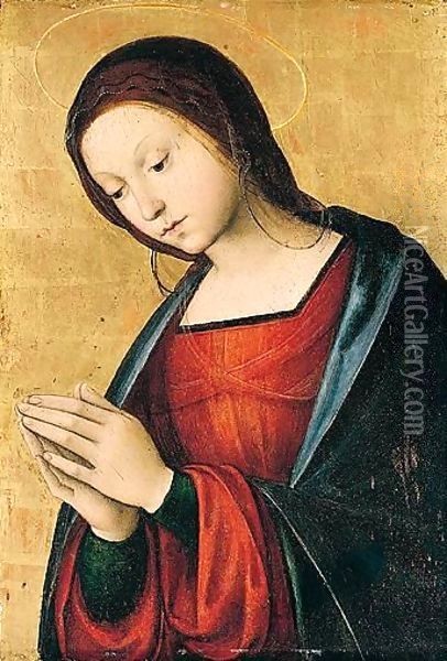The virgin annunciate Oil Painting - Lorenzo Costa