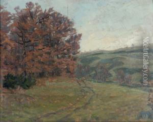 Herbst Im Sulzbachtal Oil Painting - Walter Wistum