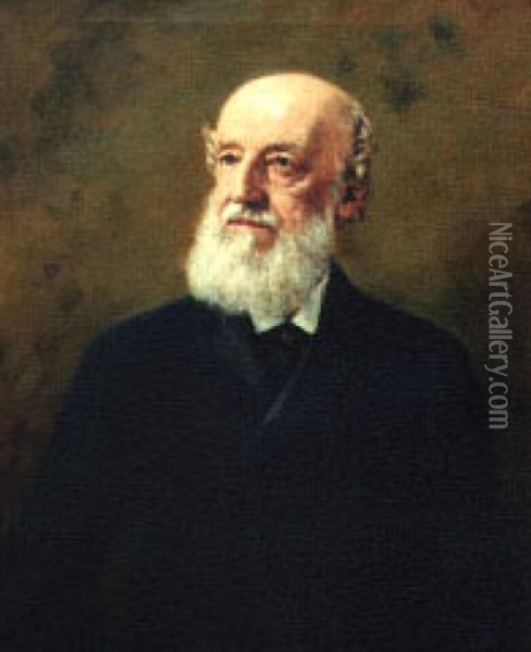 Portrait Of Thomas S. Kirksbride Oil Painting - Howard Russell Butler