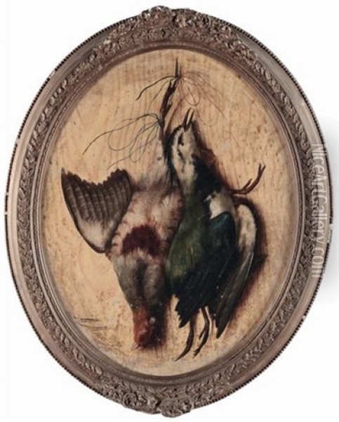 Cacciagione Oil Painting - Michelangelo Meucci