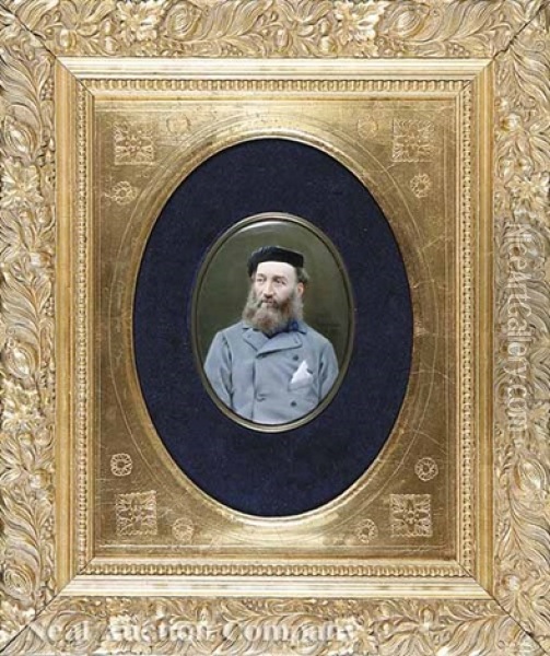 Portrait Of A Gentleman Oil Painting - Ludwig Sturm