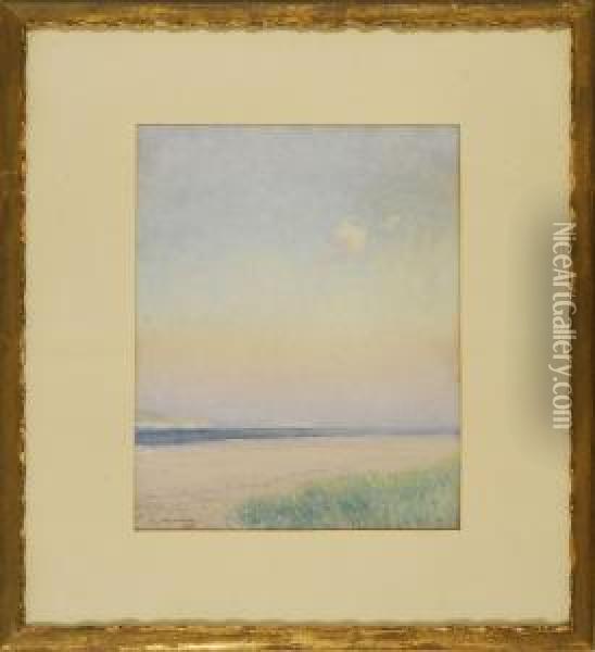Coastal Landscape Oil Painting - Mary Minna Morse