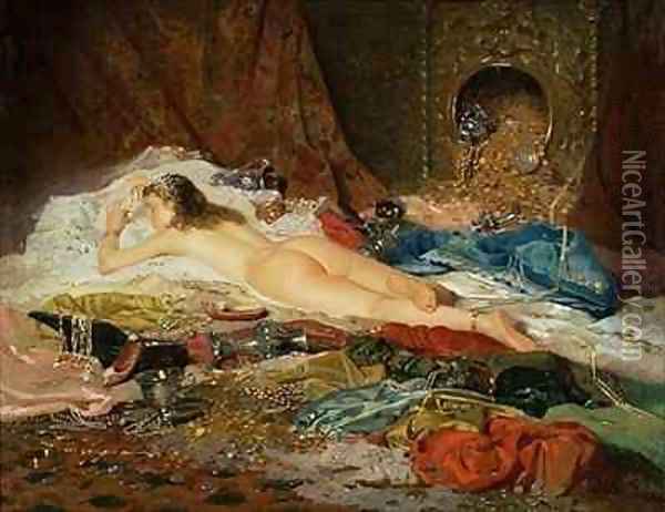 A Wealth of Treasure Oil Painting - Della Rocca