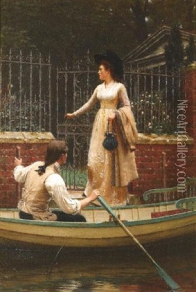 The Elopement Oil Painting - Edmund Blair Leighton
