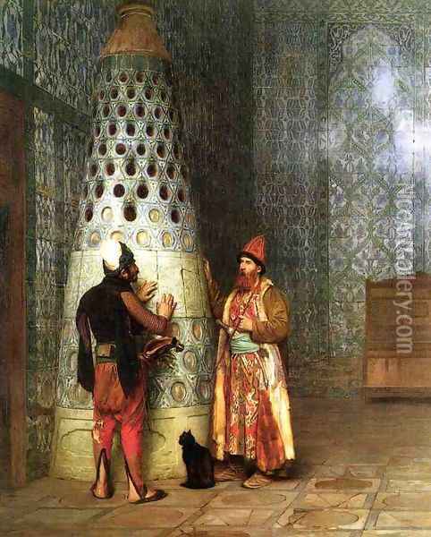 Before the Audience Oil Painting - Jean-Leon Gerome
