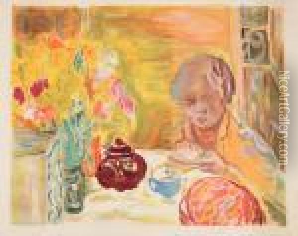 Petit Dejeuner Oil Painting - Pierre Bonnard