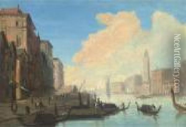 The Grand Canal, Venice Oil Painting - James Baker Pyne
