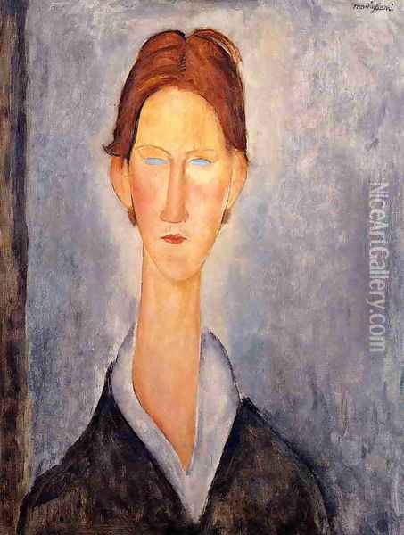 Young Man Oil Painting - Amedeo Modigliani