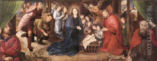 Adoration of the Shepherds Oil Painting - Hugo Van Der Goes
