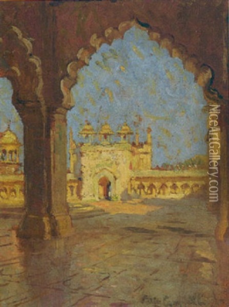 Archway Oil Painting - Colin Campbell Cooper