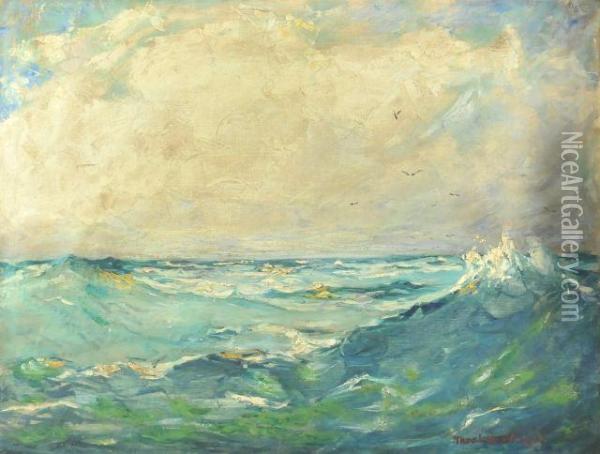 Seascape Oil Painting - Thomas Lorraine Hunt