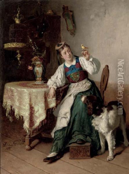 Good Company Oil Painting - Theodore Gerard
