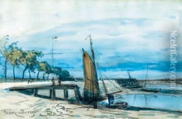 Ouistreham Oil Painting - Frank Myers Boggs