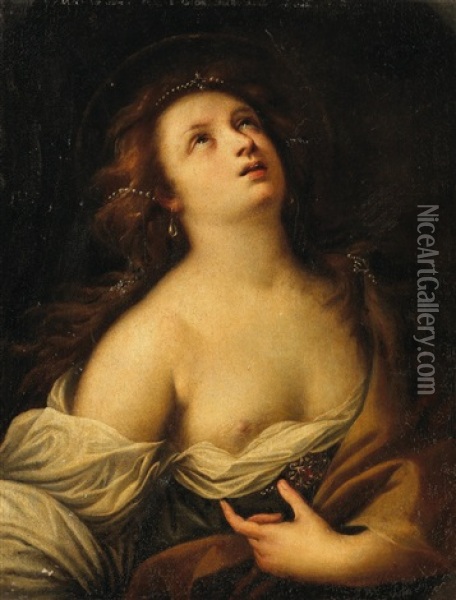 Saint Agatha Oil Painting - Carlo Francesco Nuvolone