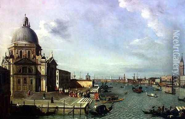 Santa Maria della Salute Venice Oil Painting - William James
