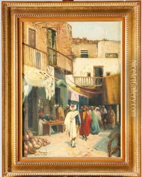Rue De Sfax Oil Painting - Vincent Manago