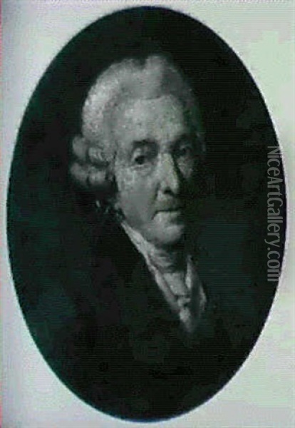 Portrait D'homme A L'habit Brun Oil Painting - William Hogarth