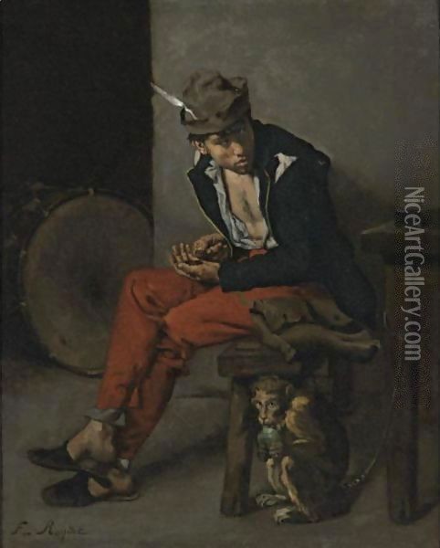 Le Saltimbaque Oil Painting - Ferdinand Victor Leon Roybet