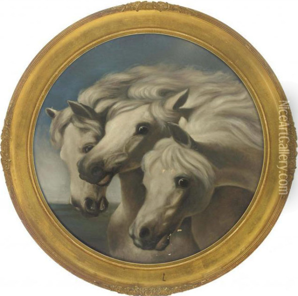The Pharaoh's Horses Oil Painting - John Frederick Herring Snr