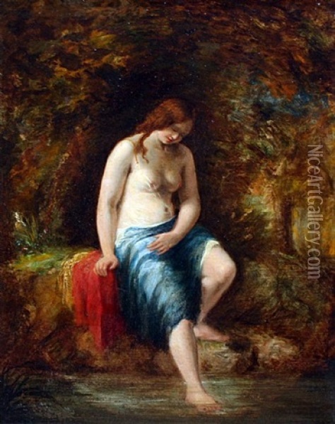 Fanciulla Oil Painting - William Etty