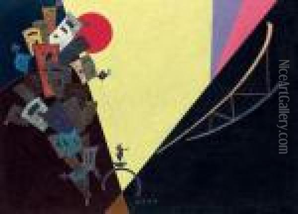 Epanouissement Oil Painting - Wassily Kandinsky