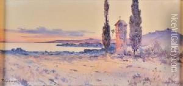 Provence. Oil Painting - Alphonse Rey